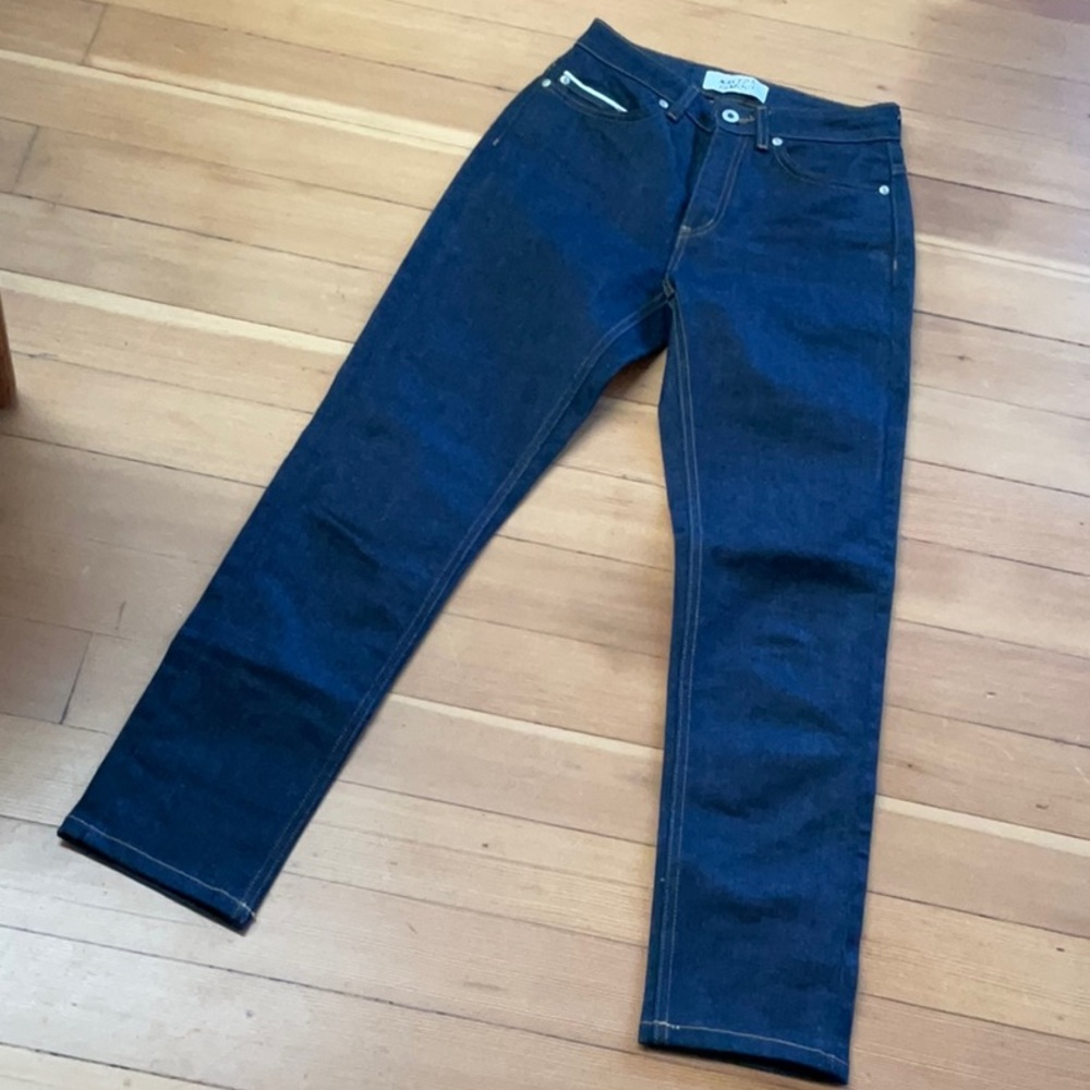 Naked & Famous Denim High Rise Women's Jeans - Dark Blue